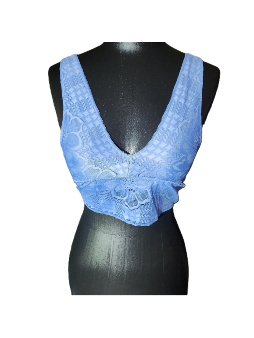 Aerie Blue Lace Bralette Bra Size Small